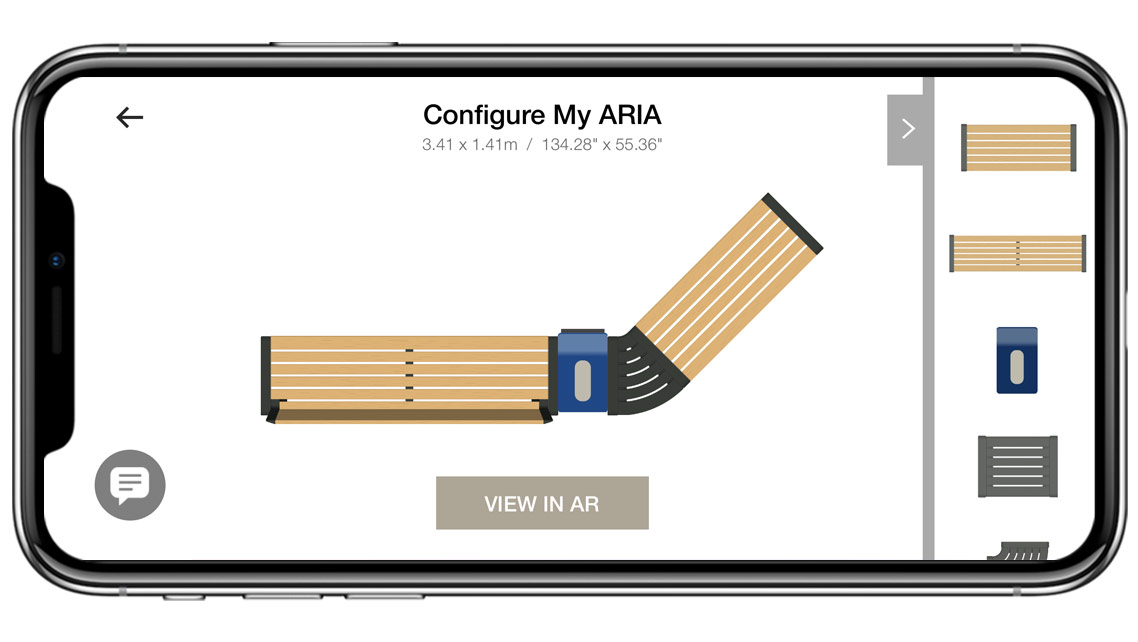 Build Aria modular furniture app