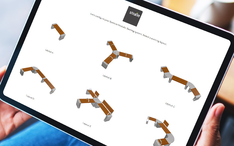 StraBe Releases Spencer Modular Outdoor Bench Configurator