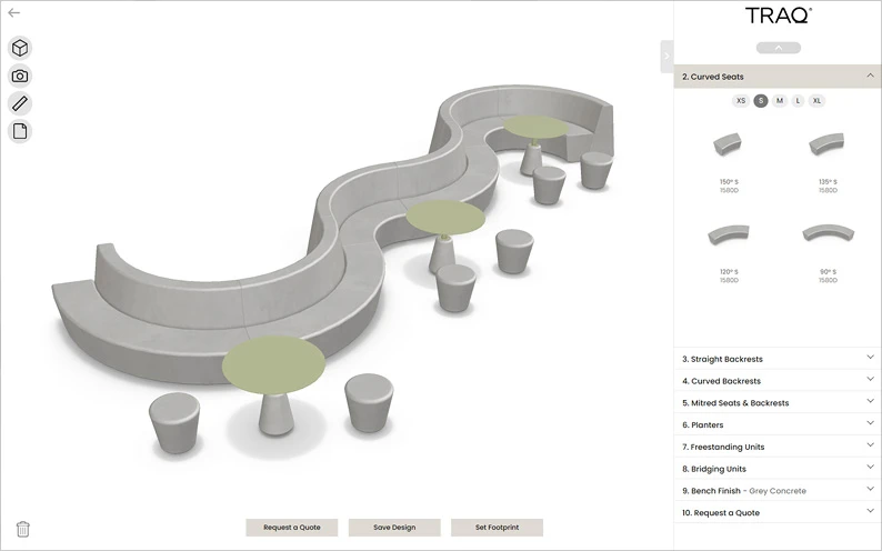 TRAQ Modular Configurator Creates Limitless Design Possibilities