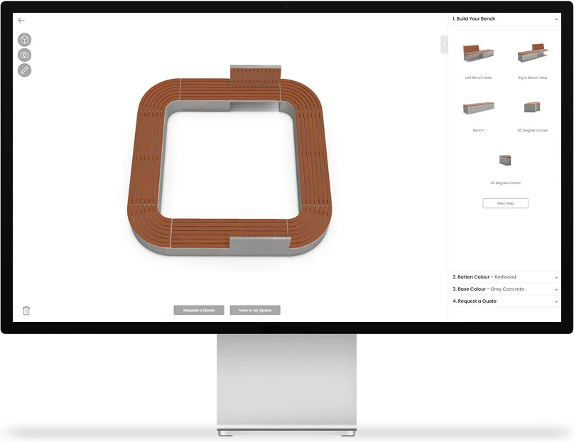 Bench Configurator Moderno
