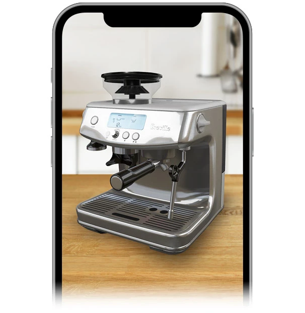 Breville AR Espresso Machine in Augmented Reality