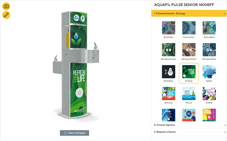 Civiq Water Fountain Configurator